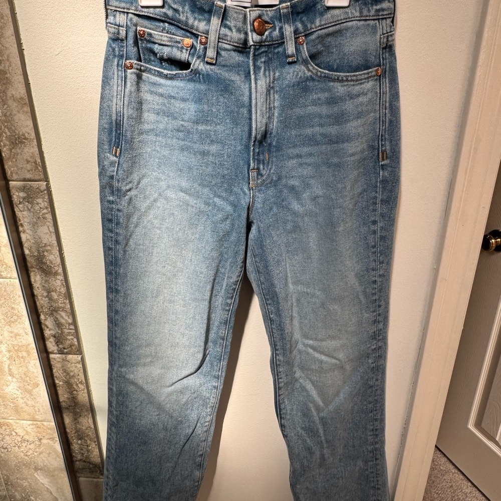 AYR Denim Straight Jeans in Light Blue